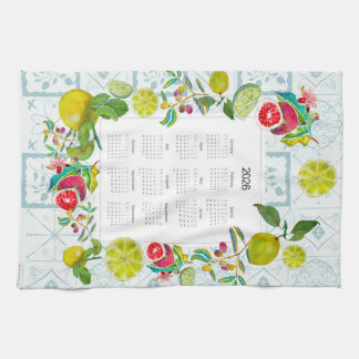 Greece Inspired 2026 Calendar Tea Towel