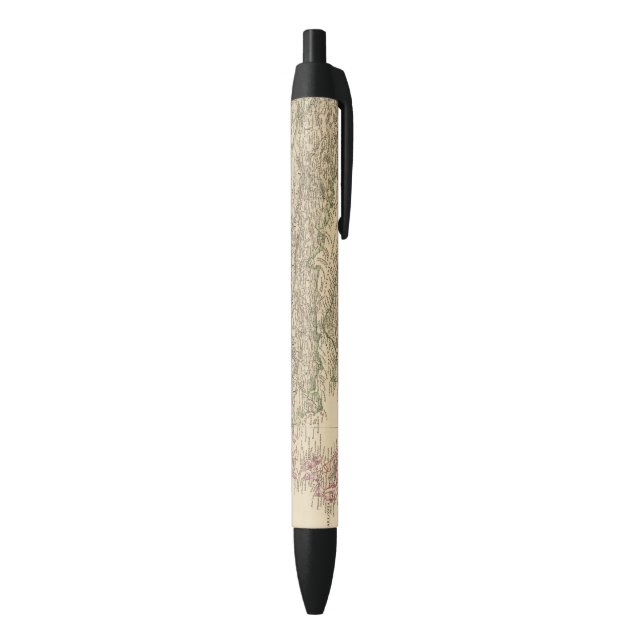 Greece, Ionian Islands Black Ink Pen (Bottom (Vertical))