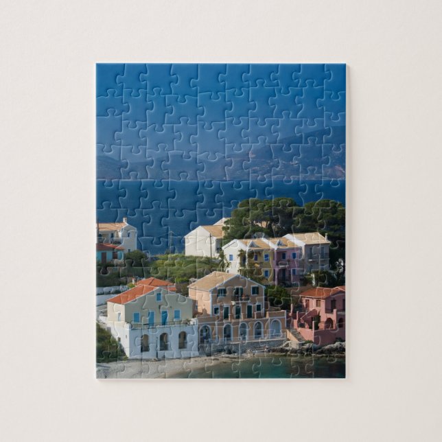 GREECE, Ionian Islands, KEFALONIA, Assos: Jigsaw Puzzle (Vertical)