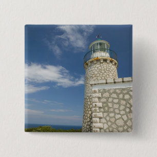 GREECE, Ionian Islands, ZAKYNTHOS, CAPE SKINARI: 15 Cm Square Badge