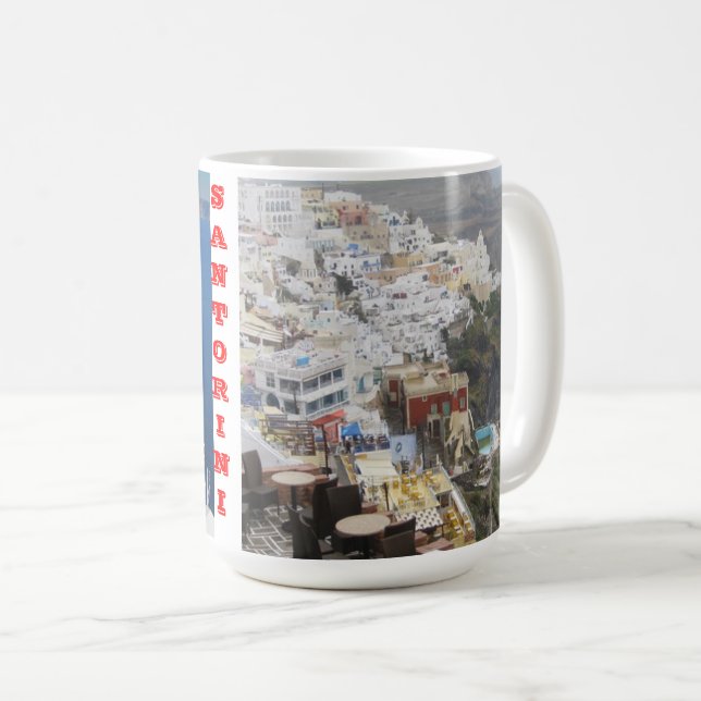 Greece Island Santorini Mug (Front Right)