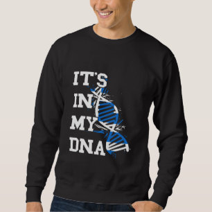 Greece It's In My DNA Hellenic Greek Flag Greek Ro Sweatshirt