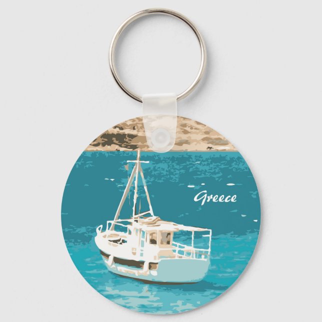Greece Key Ring (Front)