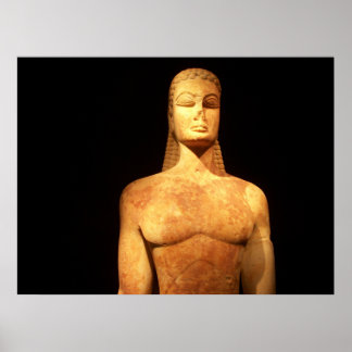 Greece Kouros of the Sacred Gate poster