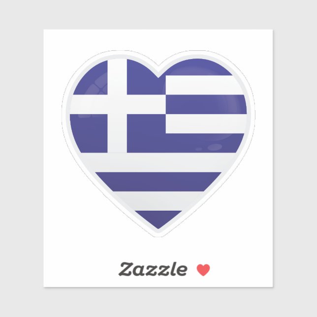 Greece Love Flag  (Sheet)
