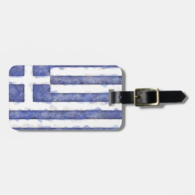 Greece Luggage Tag (Front Horizontal)