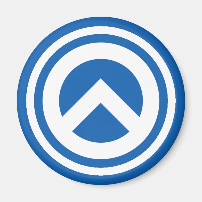 Greece Magnet - Lambda Symbol (Front)