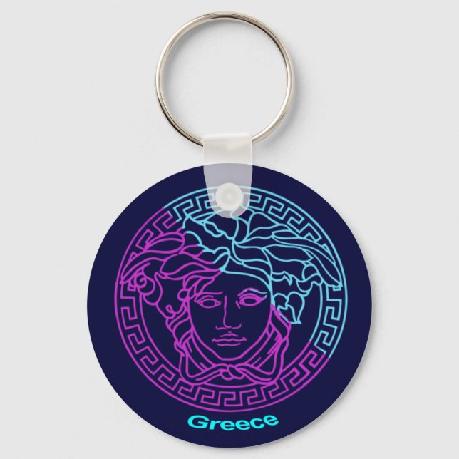 Greece Medusa Key Ring (Front)
