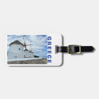 Greece Mykonos Windmills personalised