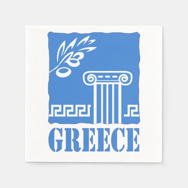 Greece Napkin (Front)