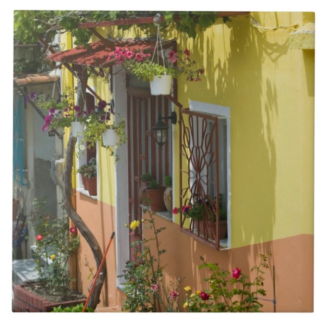 GREECE, Northeastern Aegean Islands, LESVOS Ceramic Tile (Front)