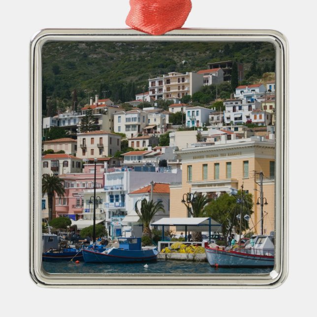 GREECE, Northeastern Aegean Islands, SAMOS, Metal Tree Decoration (Front)