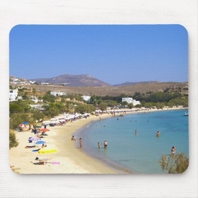 Greece, Paros Island, Krios Beach from above Mouse Pad (Front)