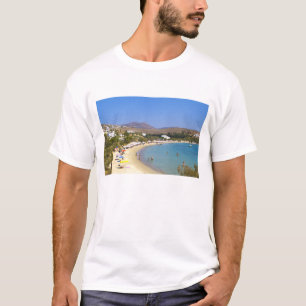 Greece, Paros Island, Krios Beach from above T-Shirt