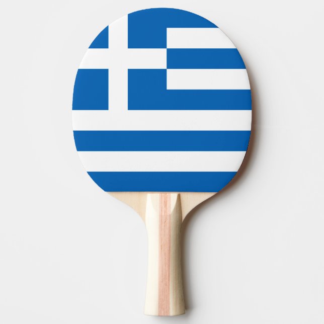 Greece Ping Pong Paddle (Front)