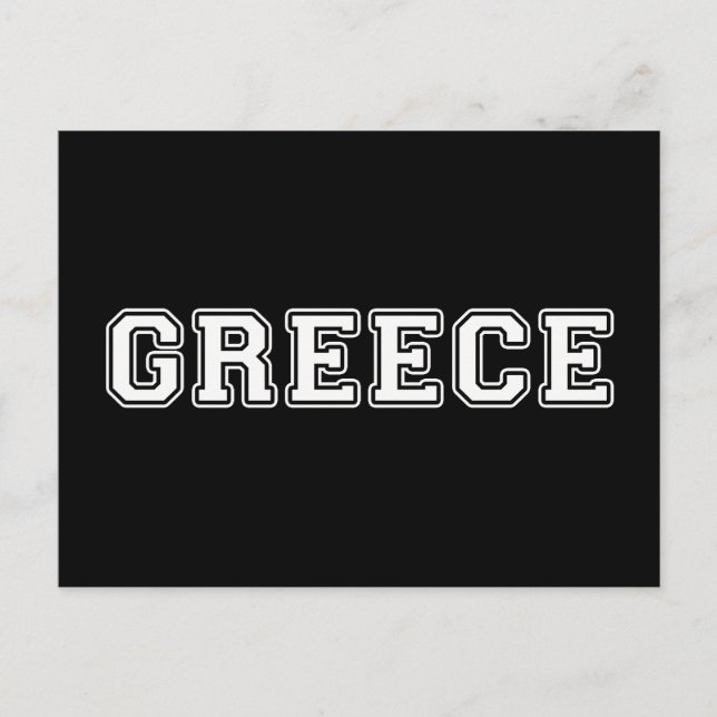 Greece Postcard (Front)