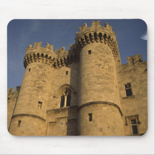 Greece, Rhodes Town. View of the Palace of the Mouse Pad