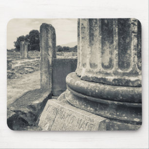 Greece, ruins of ancient city mouse pad