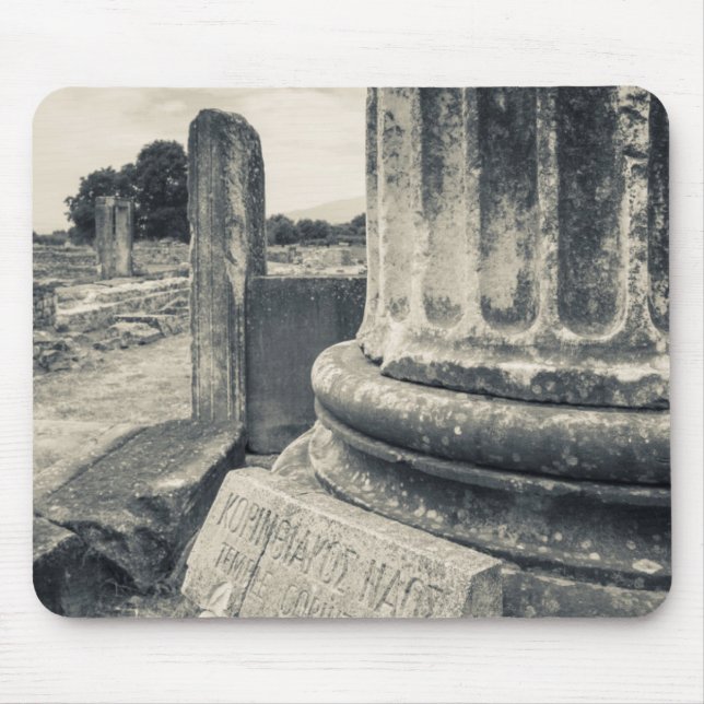 Greece, ruins of ancient city mouse pad (Front)