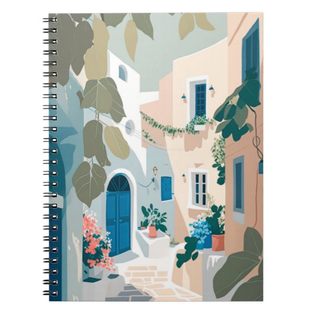 Greece Santorini Notebook (Front)