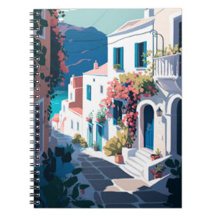Greece Santorini Notebook