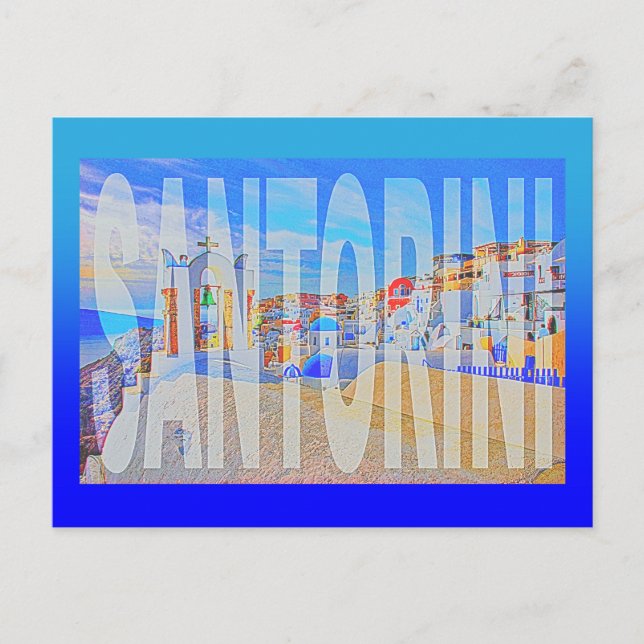 Greece santorini oia postcard (Front)