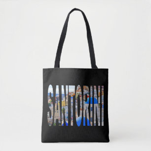 Greece santorini oia tote bag