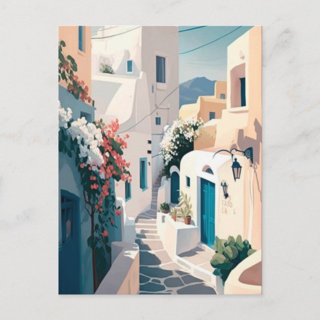 Greece Santorini Postcard (Front)