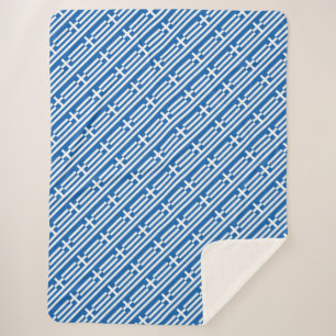 Greece Sherpa Blanket