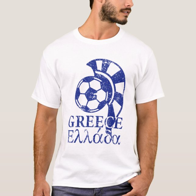 Greece Soccer T-Shirt (Front)