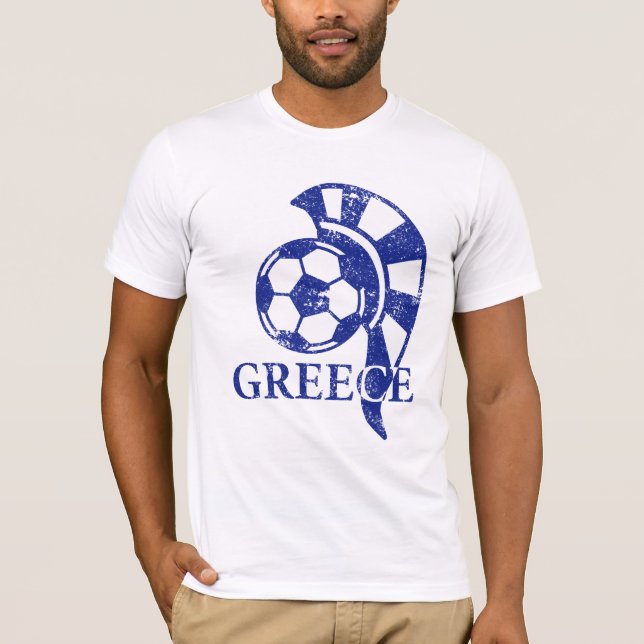Greece Soccer T-Shirt (Front)