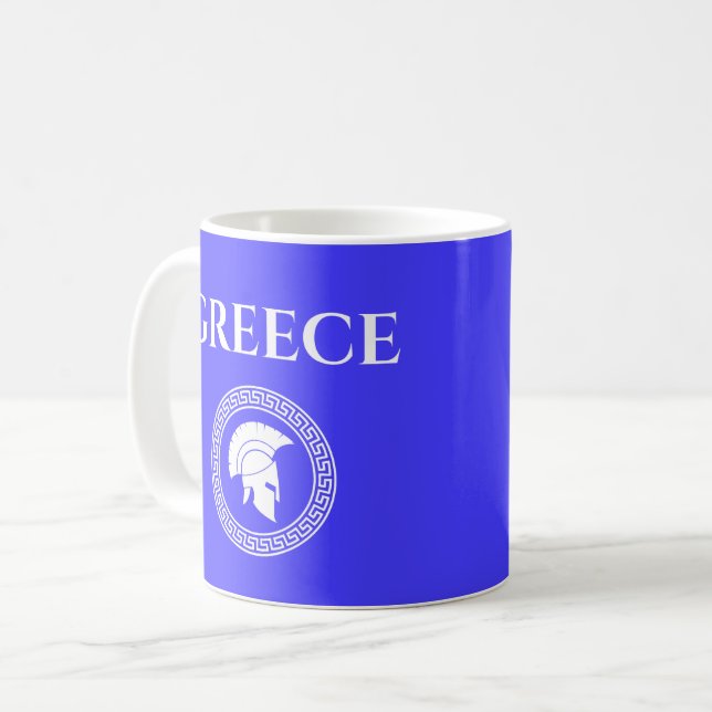 Greece Spartan  Coffee Mug (Front Left)