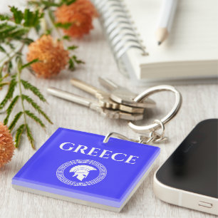 Greece Spartan Key Ring