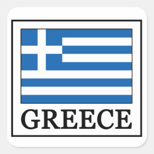 Greece Square Sticker