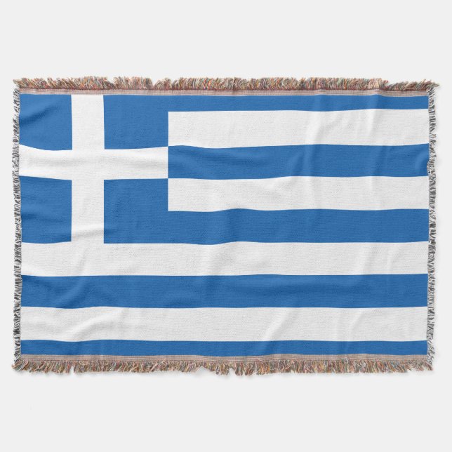 Greece Throw Blanket (Front)