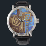 Greece Totem Tribal Abstract Art Personalised Watch<br><div class="desc">Greece Totem Tribal Abstract Art Personalised Watch for her and for him</div>
