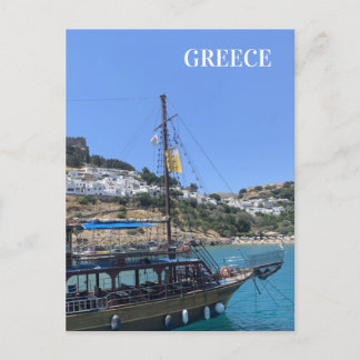Greece Travel Postcard