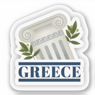 Greece Travel Vinyl Sticker