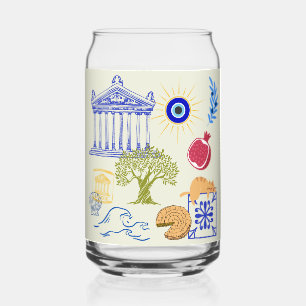 Greece Vacation Minimalism Can Glass