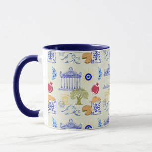 Greece Vacation Minimalism Mug