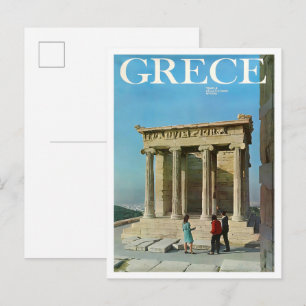 Greece Vintage Travel Postcard