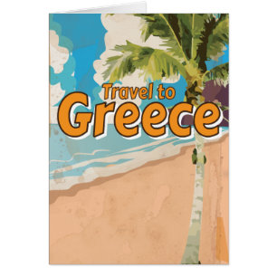 Greece Vintage vacation Poster