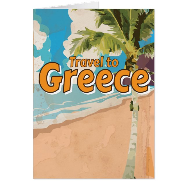 Greece Vintage vacation Poster (Front)