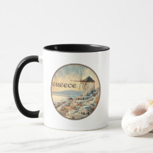 Greece Windmills of Mykonos Mug