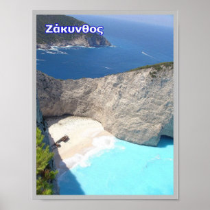 Greece - Zakynthos - Zante - Poster