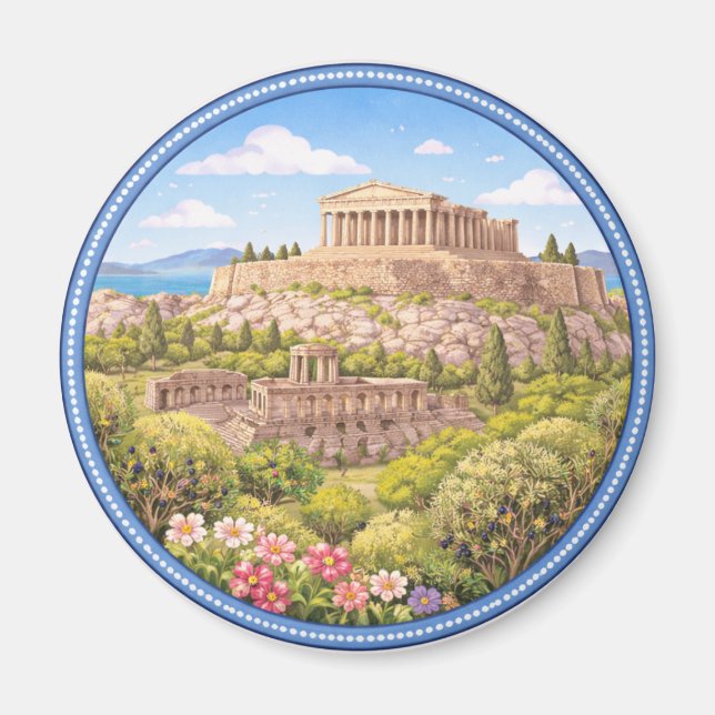 Greece's Acropolis Magnet (Front)
