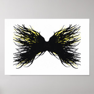 Greed Abstract 7 Deadly Sins Alcohol Ink Art Poster