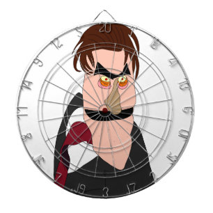 Greedy man puppet dartboard