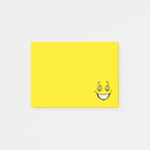 Greedy Money Eyes Yellow Face Post-it Notes