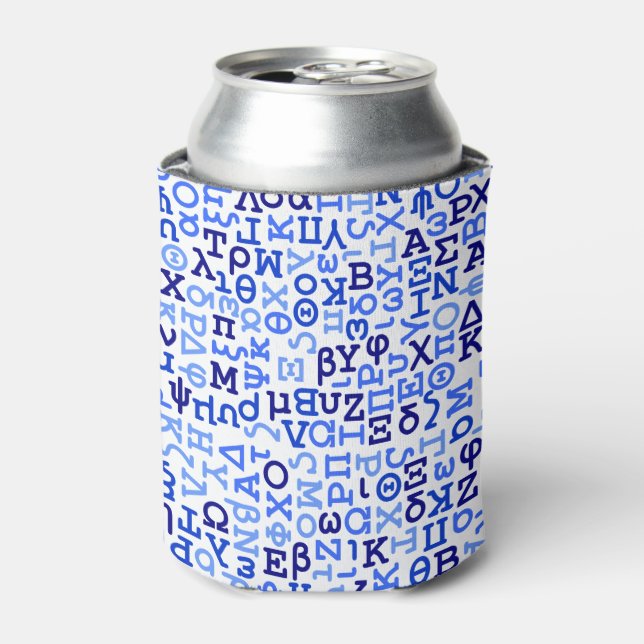Greek alphabet can cooler (Can Front)